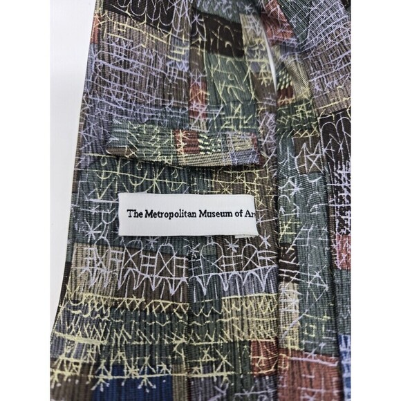 THE METROPOLITAN MUSEUM OF ART LOT OF 3 100% SILK NECKTIES TIE MENSWEAR NEW YORK - Picture 13 of 13